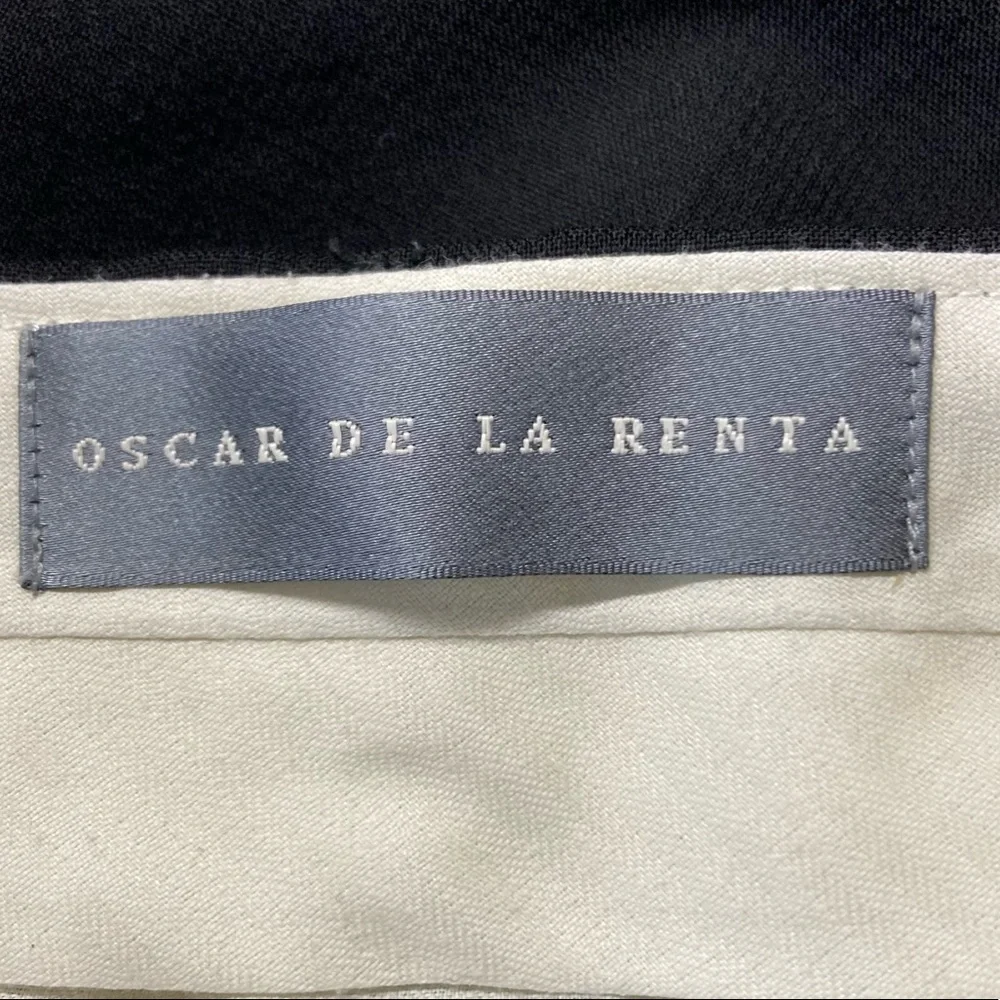 Oscar De La Renta Pants W36 L27 black 100% wool